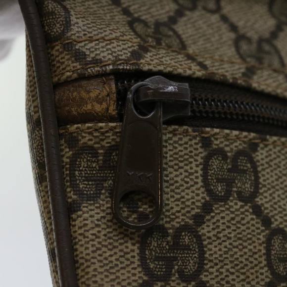 GUCCI GG Supreme Clutch Bag PVC Beige 89 02 503 Auth 68509 - Picture 14 of 16